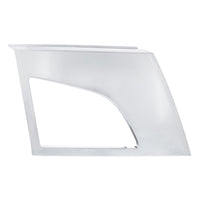 ABS Satin Silver Bumper Fog Light Hole Cover For 2018-2024 Volvo VNL - Driver or Passenger Side