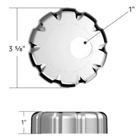 Chrome Plastic Fuel Cap Cover For Volvo - Locking or Non-Locking