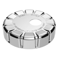 Chrome Plastic Fuel Cap Cover For Kenworth - Locking or Non-Locking