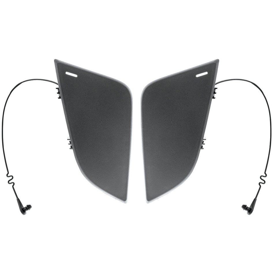 Black Tow Hook Access Covers For 2018-2024 Freightliner Cascadia (Driver, Passenger or Pair)