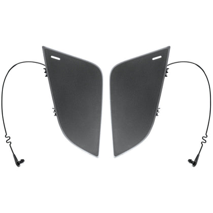 Black Tow Hook Access Covers For 2018-2024 Freightliner Cascadia (Driver, Passenger or Pair)