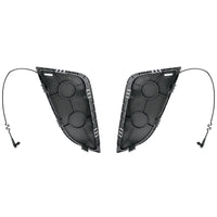 Black Tow Hook Access Covers For 2018-2024 Freightliner Cascadia (Driver, Passenger or Pair)