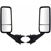 Black Heated Mirror Assembly For Peterbilt 387/587 & Kenworth T2000/T700 - Driver or Passenger Side