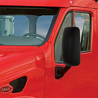 Black Heated Mirror Assembly For Peterbilt 387/587 & Kenworth T2000/T700 - Driver or Passenger Side