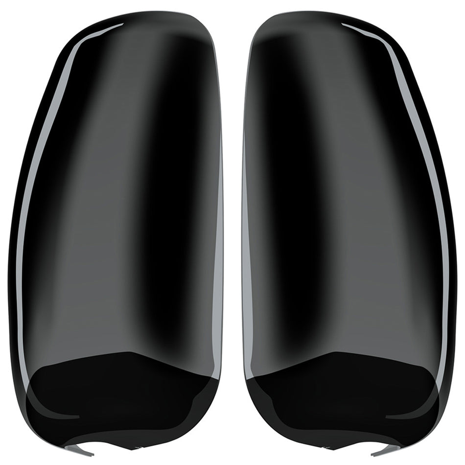 Black Mirror Cover For Peterbilt 387 (2000-2011), 587 (2012-2018), & Kenworth T700 (2010-2016) - Driver or Passenger Side
