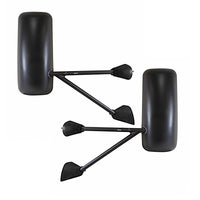 United Pacific - Black Mirror Assembly For Kenworth T600/T660/T800 (Driver or Passenger Side)