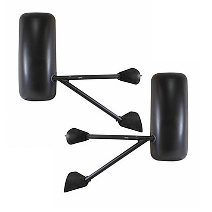 United Pacific - Black Mirror Assembly For Kenworth T600/T660/T800 (Driver or Passenger Side)