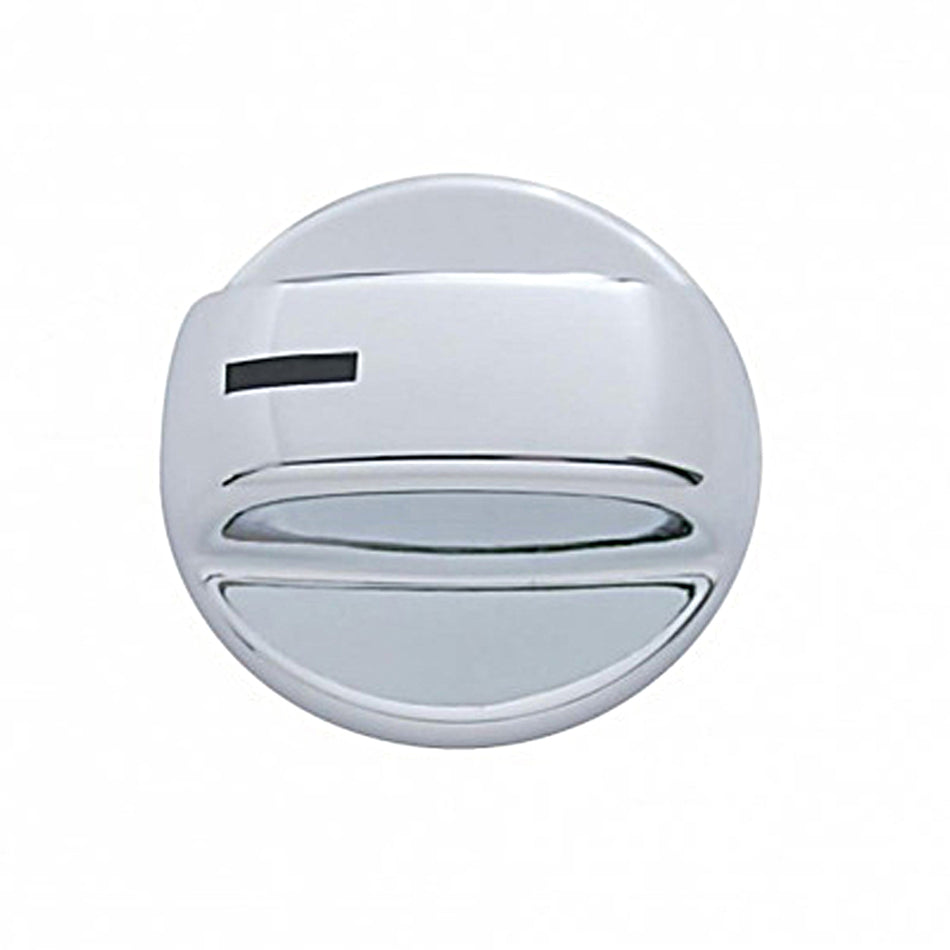 United Pacific - Chrome Plastic A/C Knob Cover For 2003-2017 Volvo VNL (3-Pack)