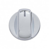 United Pacific - Chrome Plastic A/C Knob Cover For 2003-2017 Volvo VNL (3-Pack)