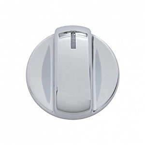 United Pacific - Chrome Plastic A/C Knob Cover For 2003-2017 Volvo VNL (3-Pack)