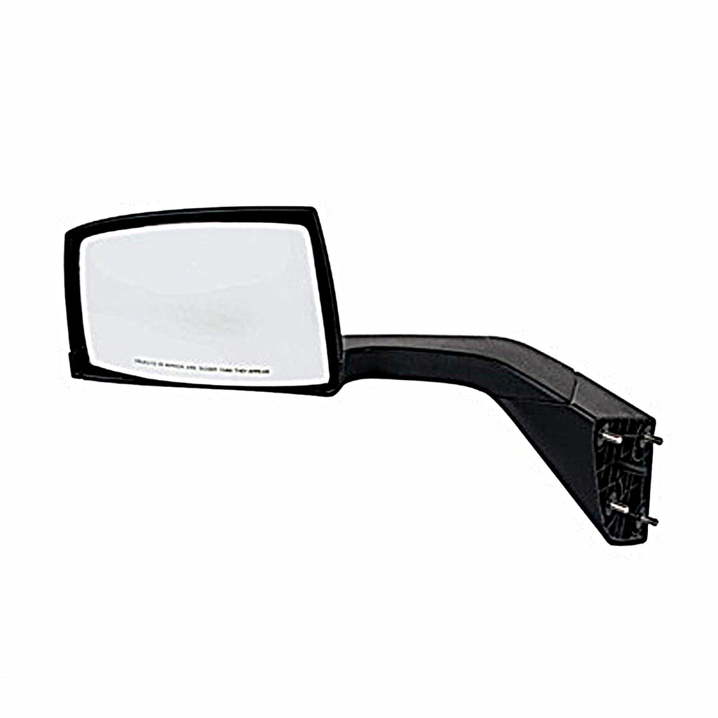Black Hood Mirror Assembly For 2004-2014 Volvo VN (Driver or Passenger Side)