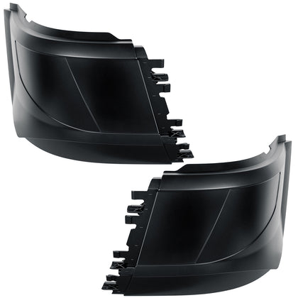 Bumper End Without Fog Light For 2015-2017 Volvo VNL Short Hood With Aero Style Bumper (Driver or Passenger Side)