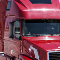 United Pacific - Matte Black Mirror Cover For 2012-2024 Volvo VNL (Driver or Passenger Side)