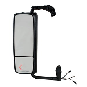 Chrome Mirror Assembly With LED Turn Signal For 2012-2017 Volvo VNL (Driver or Passenger Side)