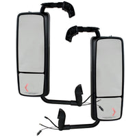 Chrome Mirror Assembly With LED Turn Signal For 2012-2017 Volvo VNL (Driver or Passenger Side)