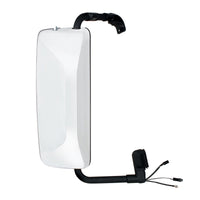 Chrome Mirror Assembly With LED Turn Signal For 2012-2017 Volvo VNL (Driver or Passenger Side)