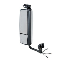 Chrome Mirror Assembly With LED Turn Signal For 2012-2017 Volvo VNL (Driver or Passenger Side)