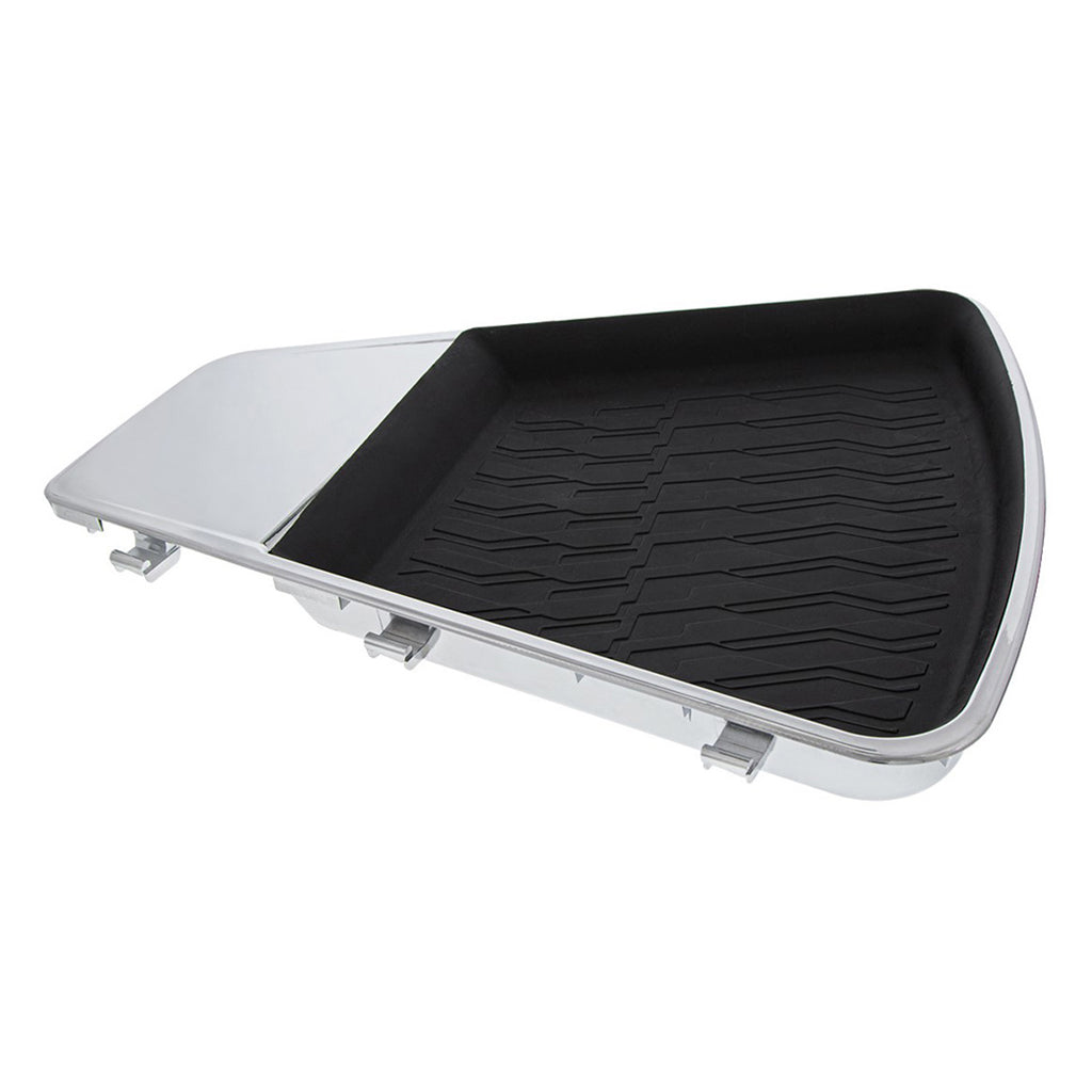 United Pacific Chrome Plastic Dash Top Tray For 20182024 Volvo VNL