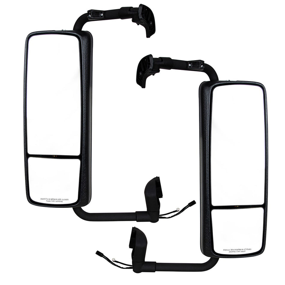 United Pacific - Chrome Heated Mirror Assembly For 2004-2012 Volvo VNL (Driver or Passenger Side)