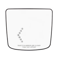 Heated Auxiliary Convex Mirror With LED Turn Signal For 2012-2017 Volvo VNL (Driver or Passenger Side)