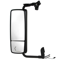 Black Mirror Assembly With LED Turn Signal For 2012 - 2017 Volvo VNL (Driver or Passenger Side)