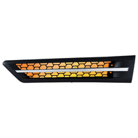 Hood Air Intake Grille With Various Colored LEDs For 2018-2024 Freightliner Cascadia 126 (Driver or Passenger Side)