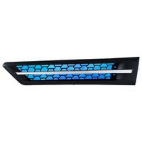 Hood Air Intake Grille With Various Colored LEDs For 2018-2024 Freightliner Cascadia 126 (Driver or Passenger Side)