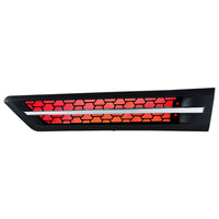 Hood Air Intake Grille With Various Colored LEDs For 2018-2024 Freightliner Cascadia 126 (Driver or Passenger Side)