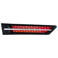 Hood Air Intake Grille With Various Colored LEDs For 2018-2024 Freightliner Cascadia 126 (Driver or Passenger Side)
