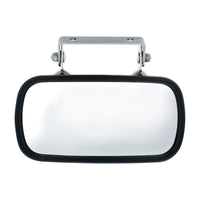 Rectangular 430 Stainless Steel Over Door Convex Mirror With Mounting Bracket