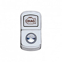 United Pacific - "Diagnostic" Rocker Switch Cover (Various Colored Crystals)