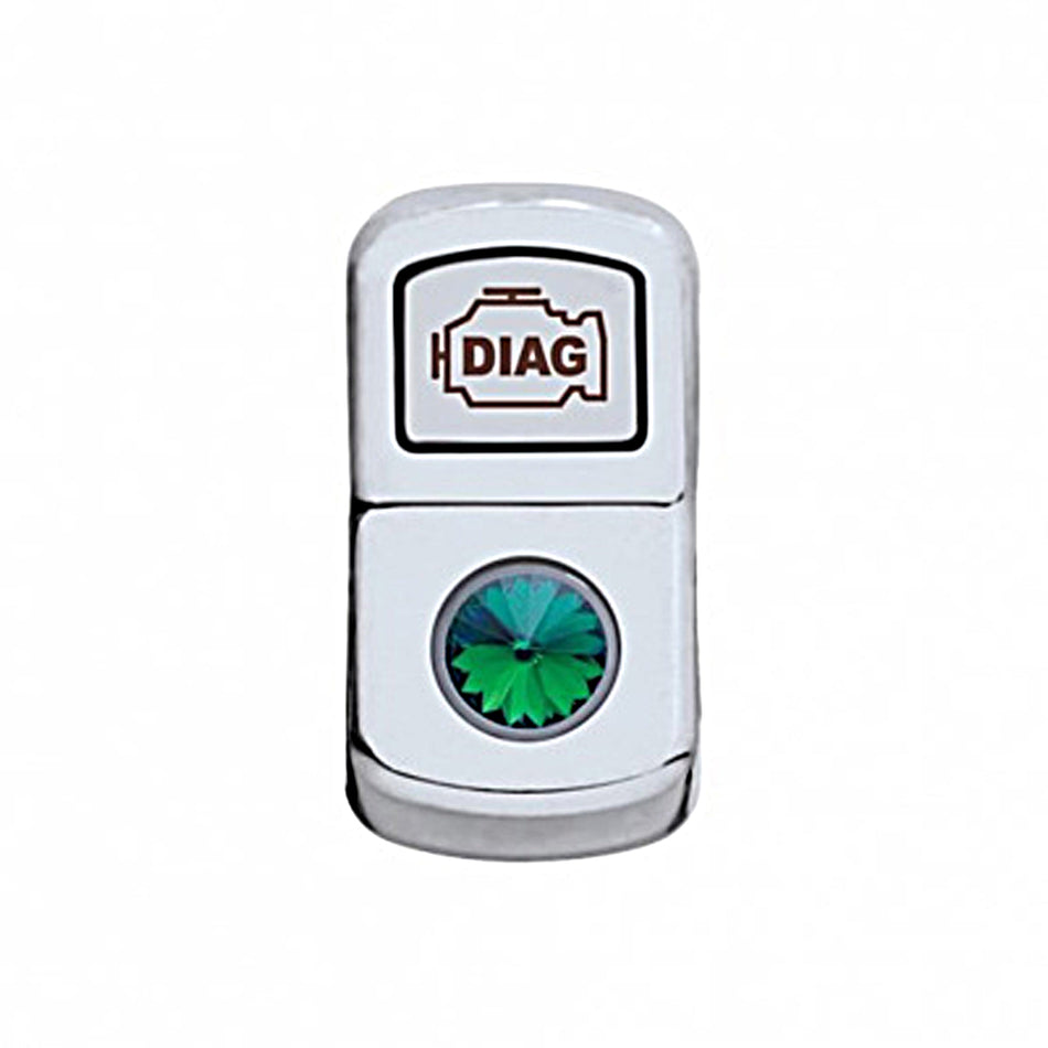 United Pacific - "Diagnostic" Rocker Switch Cover (Various Colored Crystals)