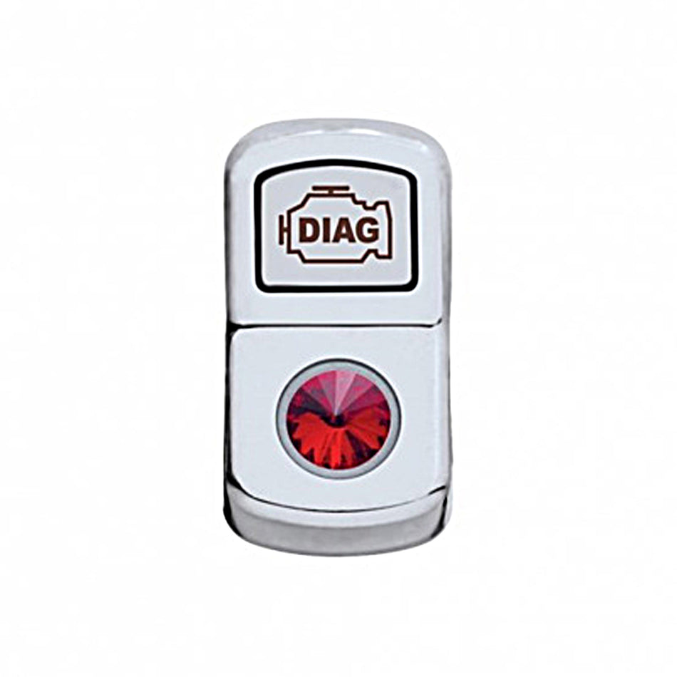 United Pacific - "Diagnostic" Rocker Switch Cover (Various Colored Crystals)