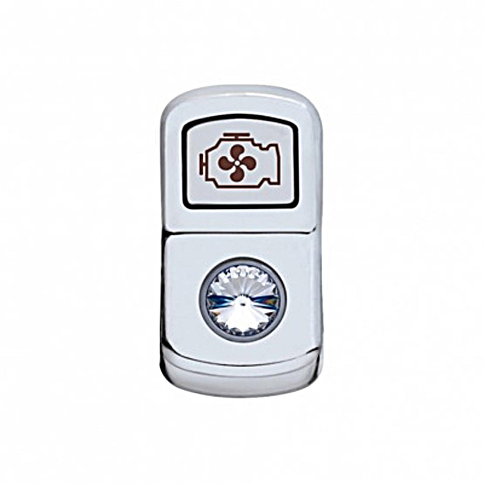 United Pacific - "Engine Fan" Rocker Switch Cover (Various Colored Crystals)