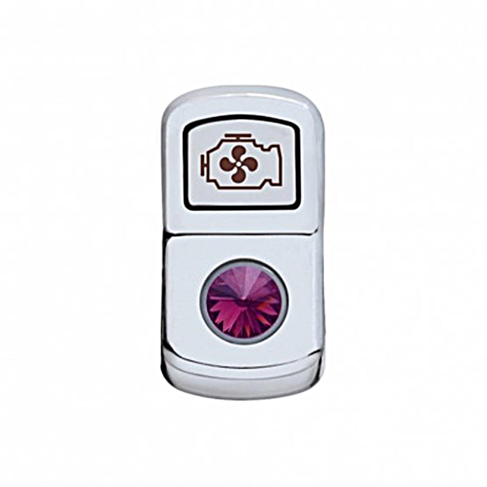United Pacific - "Engine Fan" Rocker Switch Cover (Various Colored Crystals)