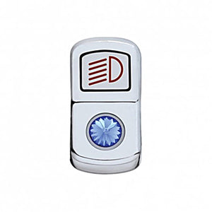 United Pacific - "Headlight" Rocker Switch Cover (Various Colored Crystals)