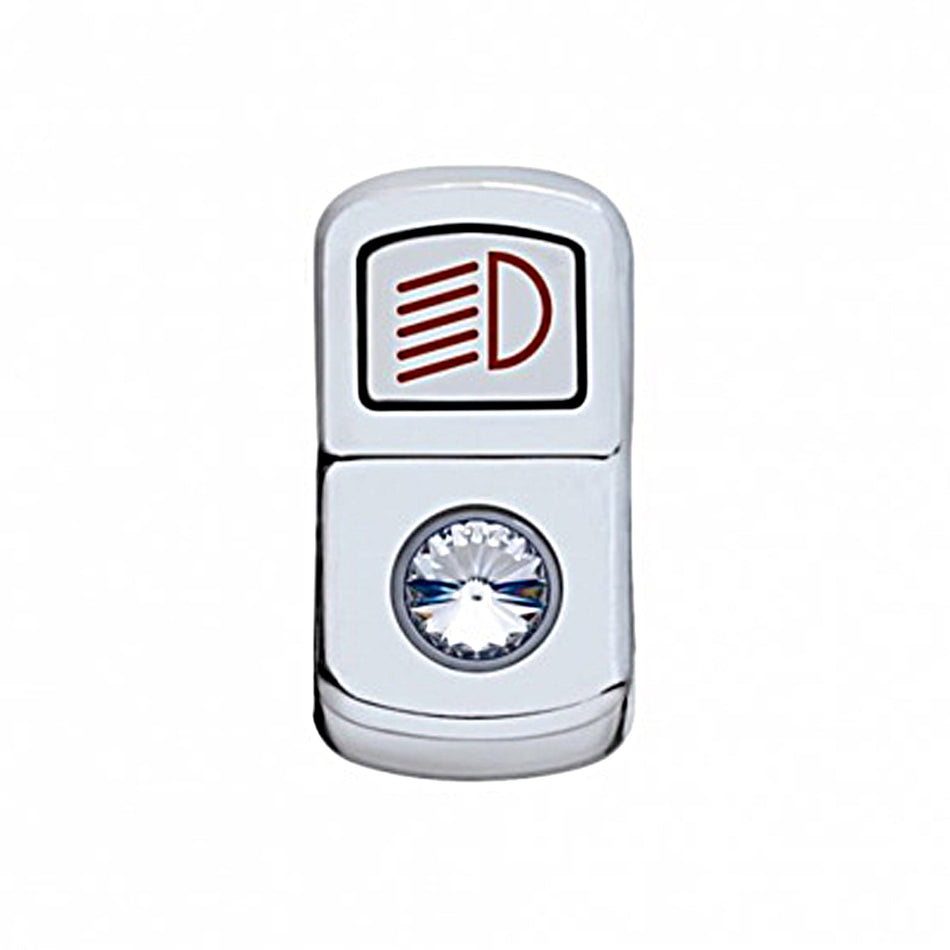 United Pacific - "Headlight" Rocker Switch Cover (Various Colored Crystals)