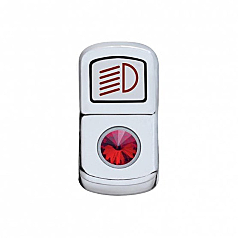 United Pacific - "Headlight" Rocker Switch Cover (Various Colored Crystals)