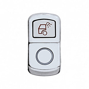United Pacific - "Load Light" Chrome Rocker Switch Cover (Plain or Various Colored Crystals)