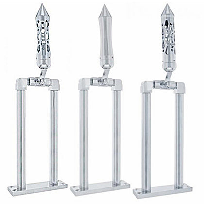 11", 9" or 4" Chrome Air Horn Lever Set - Daytona, Talladega, or Brooklyn Style Grip