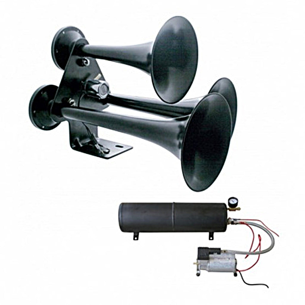 United Pacific - Black Train Horn Bundle