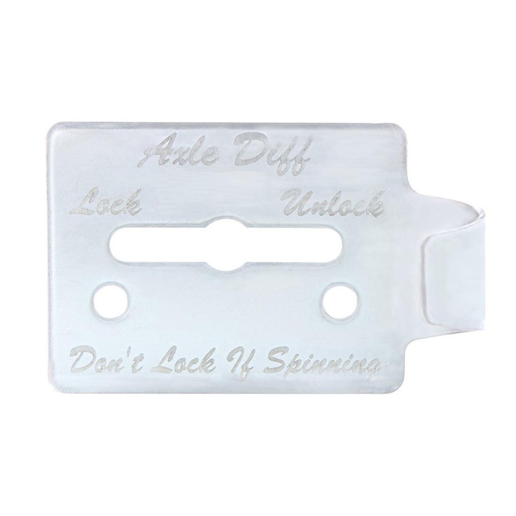 United Pacific - Stainless Steel Switch Guard Plate For Peterbilt 359 - Axle Differential