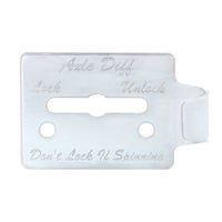 United Pacific - Stainless Steel Switch Guard Plate For Peterbilt 359 - Axle Differential