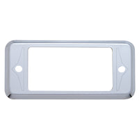 United Pacific - Etched Stainless "A" Panel Pocket Cover for Peterbilt