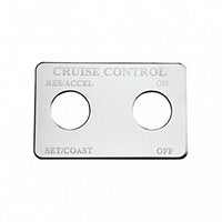 United Pacific - Switch Plate For Freightliner - Cruise Control (2 Switches)