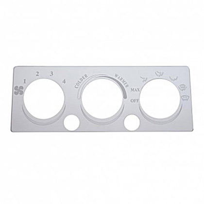 United Pacific - International A/C Heater Plate - 2 Button Openings