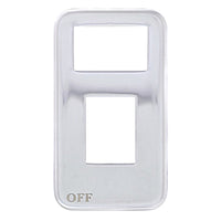 United Pacific - Stainless Steel Large or Small Paddle Switch Trim for International