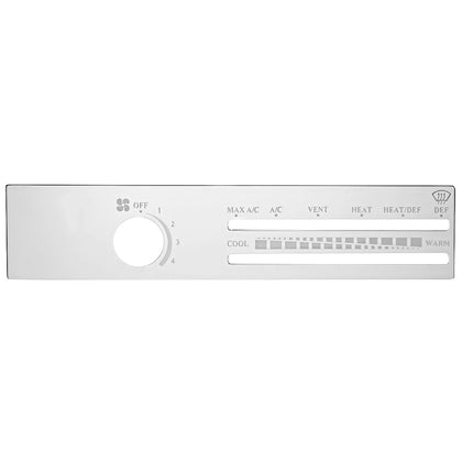 United Pacific - Freightliner Stainless A/C Control Plate