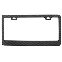 United Pacific - Carbon Fiber Style Wide Bottom License Plate Frame