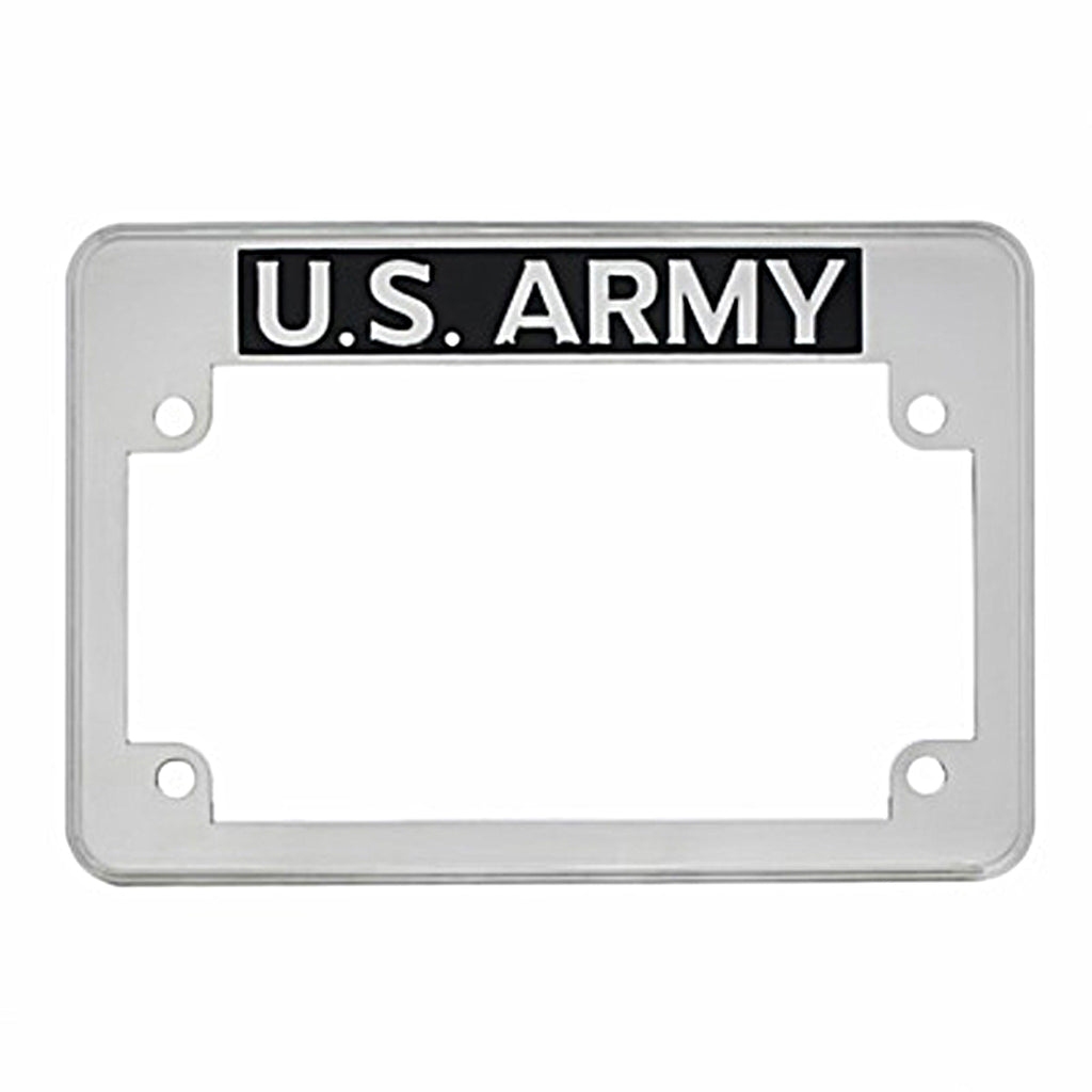 United Pacific - "U.S. Army" Motorcycle License Plate Frame